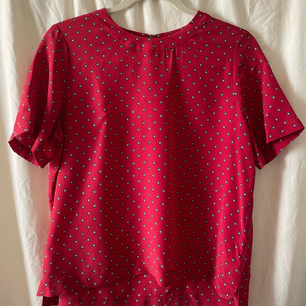 Madewell Short Sleeve Blouse.